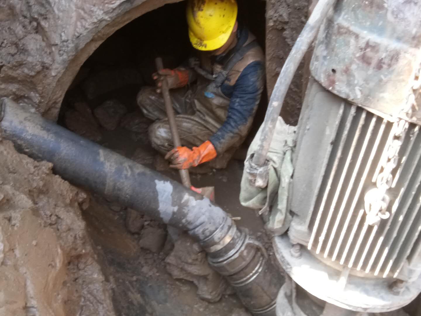 博厚镇管道清淤